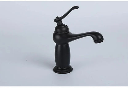DecorBites™ Antique Bronze Bathroom Faucet Single Handle Mixer