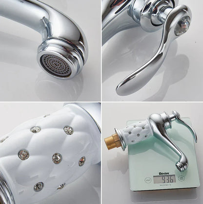 DecorBites™ Antique Bronze Bathroom Faucet Single Handle Mixer