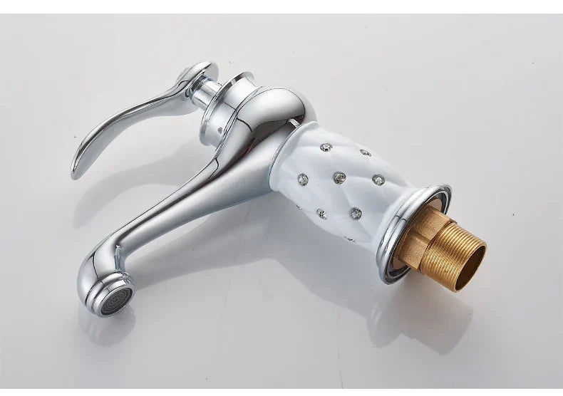 DecorBites™ Antique Bronze Bathroom Faucet Single Handle Mixer