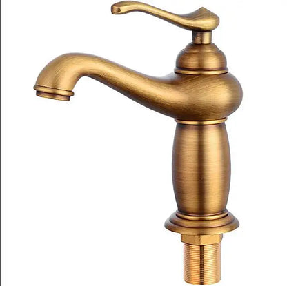 DecorBites™ Antique Bronze Bathroom Faucet Single Handle Mixer