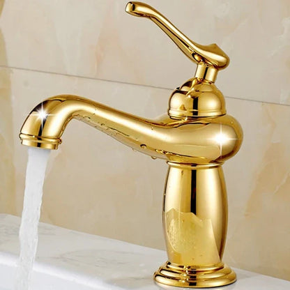 DecorBites™ Antique Bronze Bathroom Faucet Single Handle Mixer