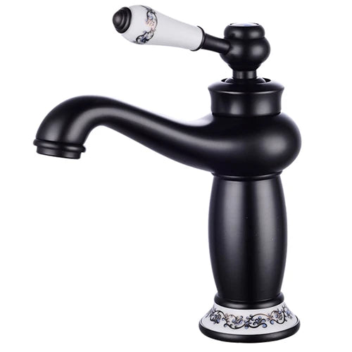 DecorBites™ Antique Bronze Bathroom Faucet Single Handle Mixer