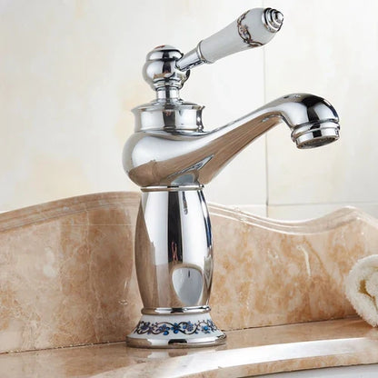 DecorBites™ Antique Bronze Bathroom Faucet Single Handle Mixer