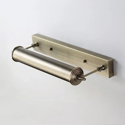 Antique bronze bathroom wall lamp with glass vanity light