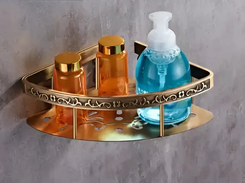 Antique bronze carved bath accessories set bathroom decor