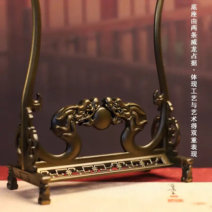 Antique bronze dragon alloy incense burner living room zen decor