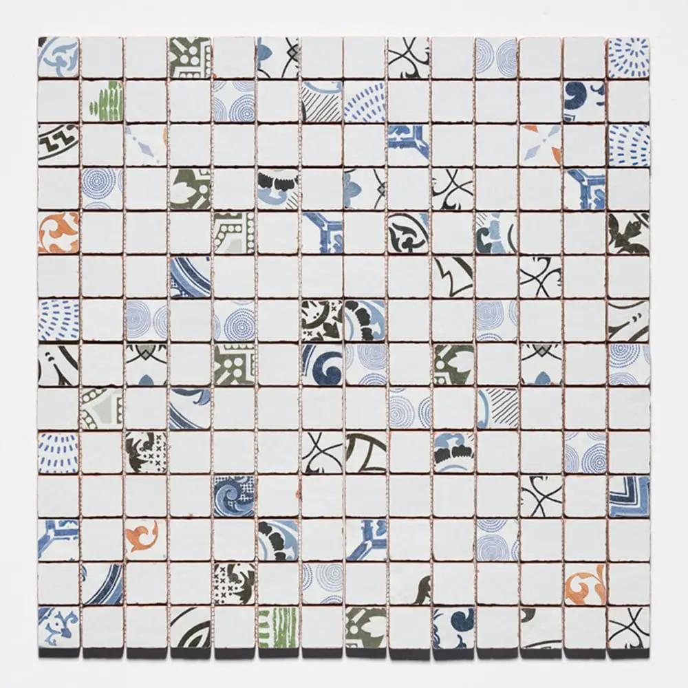 Rustic Blend Multifinish 2x2 Glazed Terracotta Mosaics 12x12