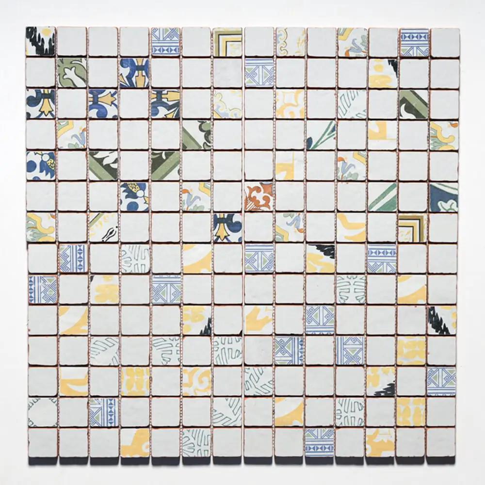 Rustic Blend Multifinish 2x2 Glazed Terracotta Mosaics 12x12