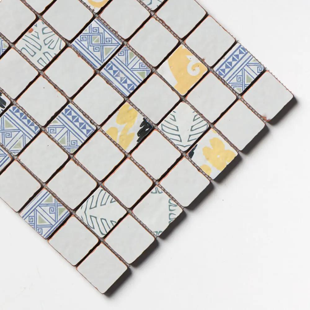 Rustic Blend Multifinish 2x2 Glazed Terracotta Mosaics 12x12