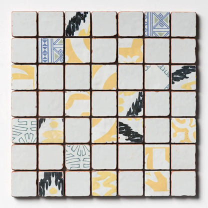Rustic Blend Multifinish 2x2 Glazed Terracotta Mosaics 12x12