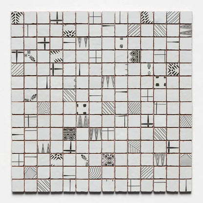 Rustic Blend Multifinish 2x2 Glazed Terracotta Mosaics 12x12