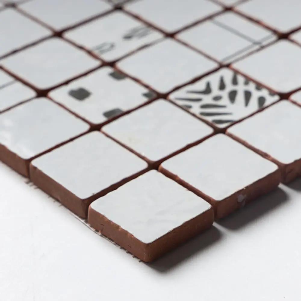 Rustic Blend Multifinish 2x2 Glazed Terracotta Mosaics 12x12