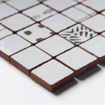Rustic Blend Multifinish 2x2 Glazed Terracotta Mosaics 12x12
