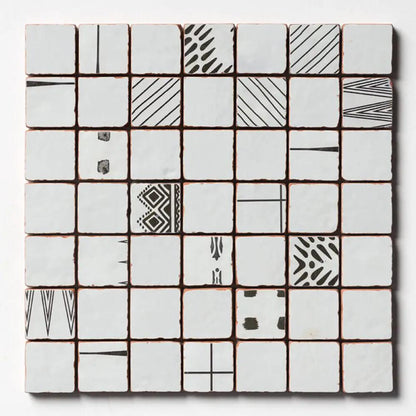 Rustic Blend Multifinish 2x2 Glazed Terracotta Mosaics 12x12