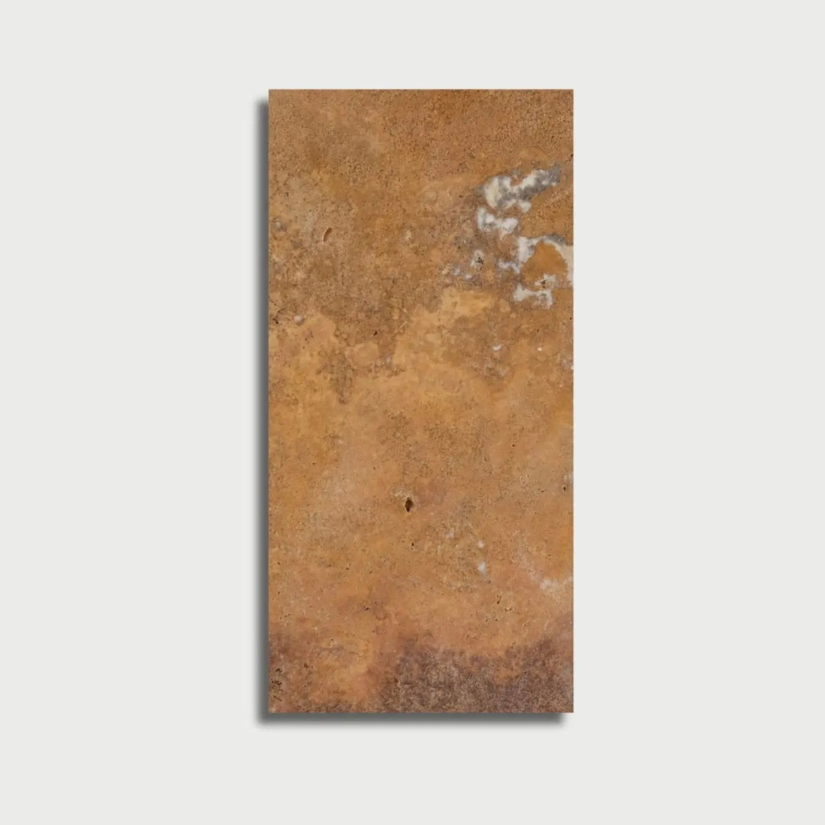 Rustic Blend Tumbled Travertine Pavers 6x12