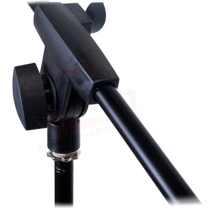 Microphone Stand with Telescoping Boom, XLR Cable and Mic Clip Package by GRIFFIN | Tripod Premium Quality for Studio, Karaoke, Live Performances, Studio, Conferences | 20 ft Pro Audio Mic Cord Patch