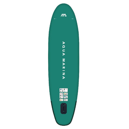 Aqua Marina Breeze Green Compact Inflatable SUP With Drop Stitch Light Technology, 9FT [BT-23BRP] (SAK68745)