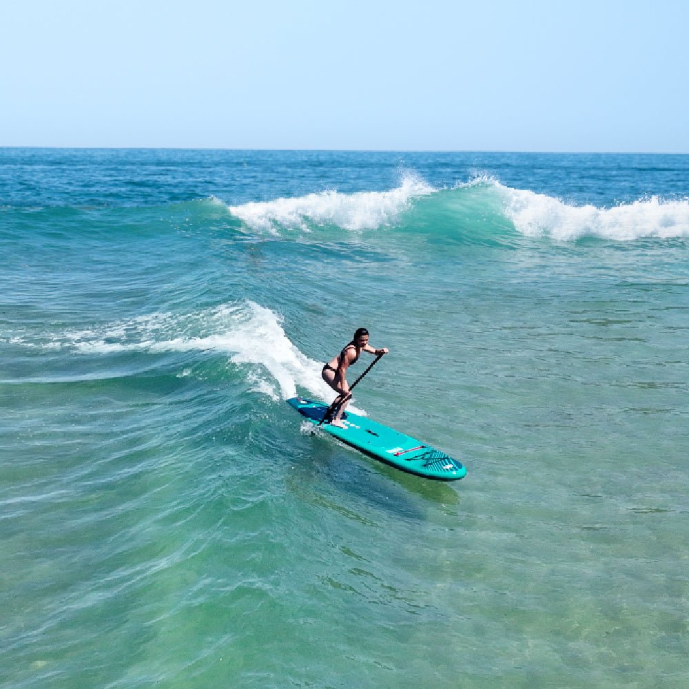 Aqua Marina Breeze Green Compact Inflatable SUP With Drop Stitch Light Technology, 9FT [BT-23BRP] (SAK68745)