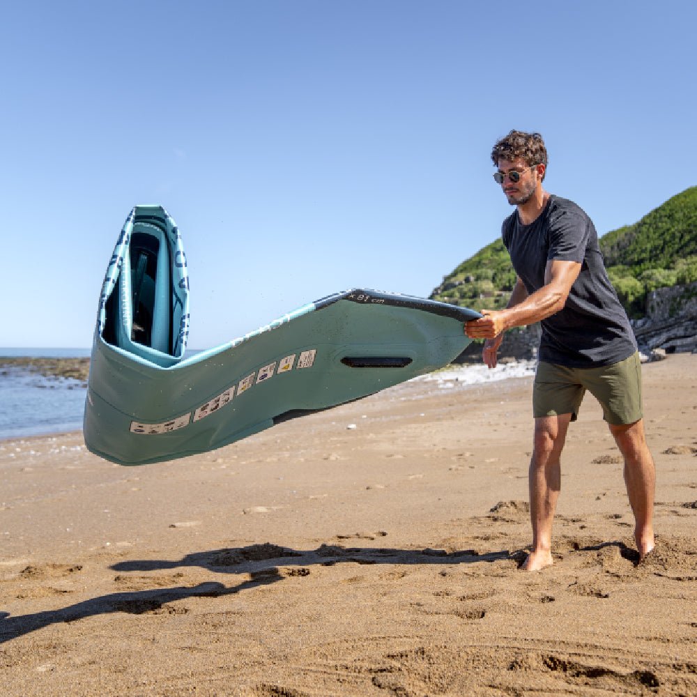 Aqua Marina Breeze Green Compact Inflatable SUP With Drop Stitch Light Technology, 9FT [BT-23BRP] (SAK68745)
