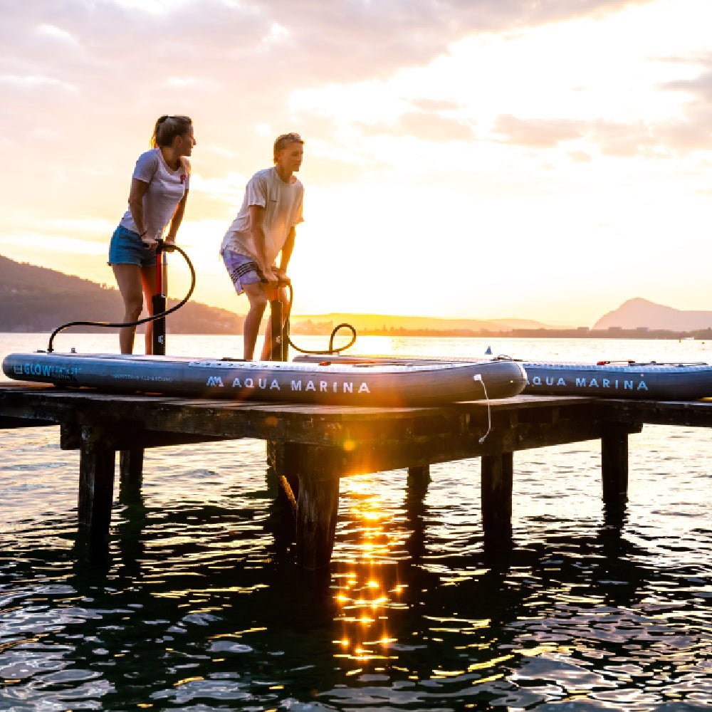 Aqua Marina Glow All Around ISUP With Ambient Light System And Safety Leash, 10FT [BT-24GL] (SAK48269)