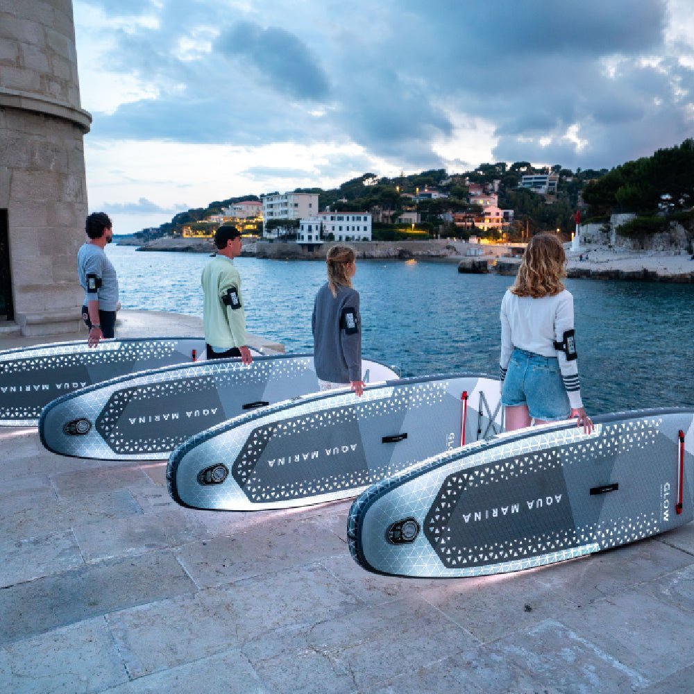 Aqua Marina Glow All Around ISUP With Ambient Light System And Safety Leash, 10FT [BT-24GL] (SAK48269)
