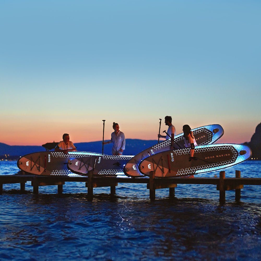 Aqua Marina Glow All Around ISUP With Ambient Light System And Safety Leash, 10FT [BT-24GL] (SAK48269)