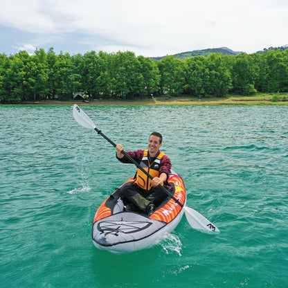 Aqua Marina Memba 330 1-Person Ultra Stiff Touring Kayak With Double Wall Fabric Floor, 10FT [ME-330] (SAK56789)