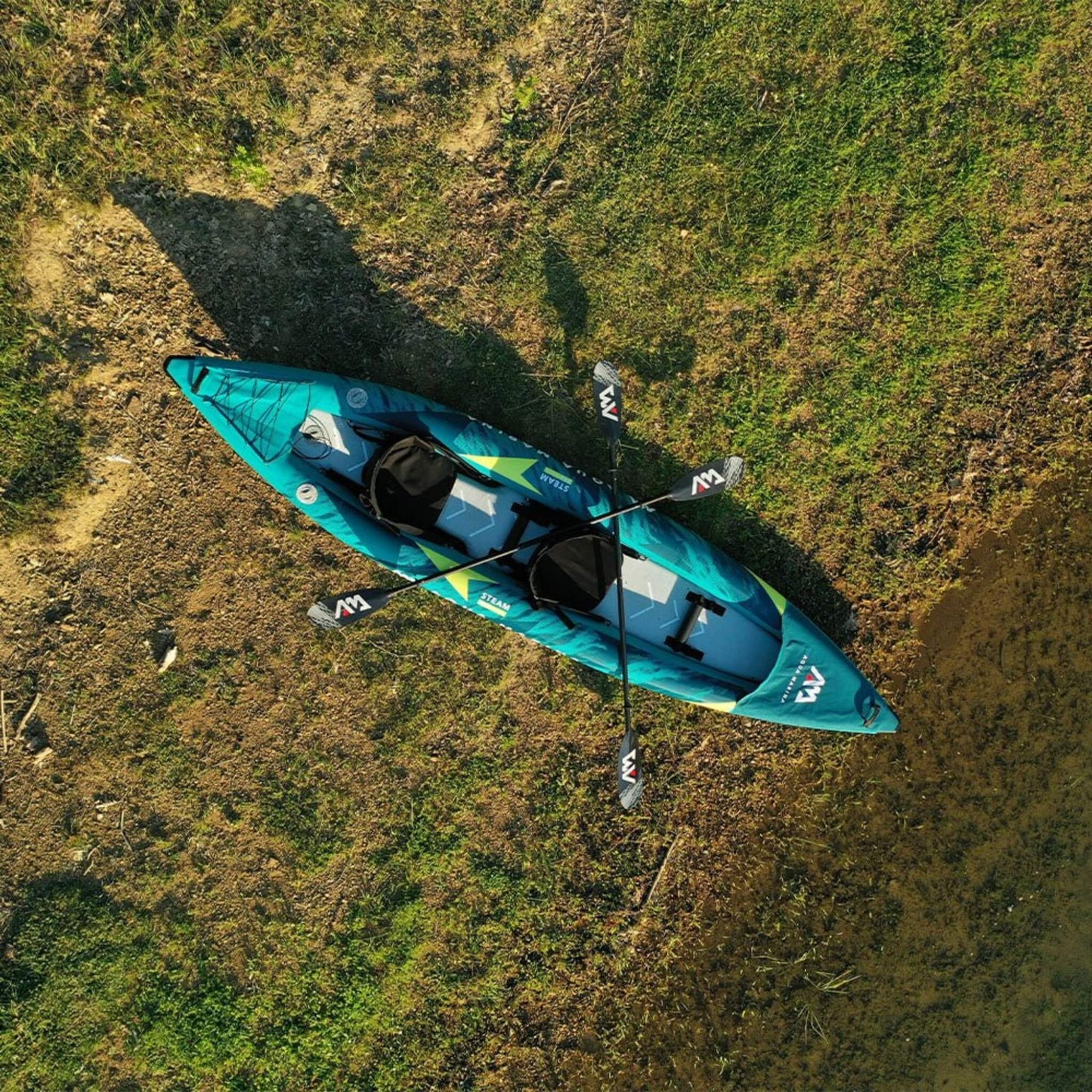 Aqua Marina Steam 412 2-Person Premium Kayak With DWF Deck, 14FT [ST-412] (SAK57946)