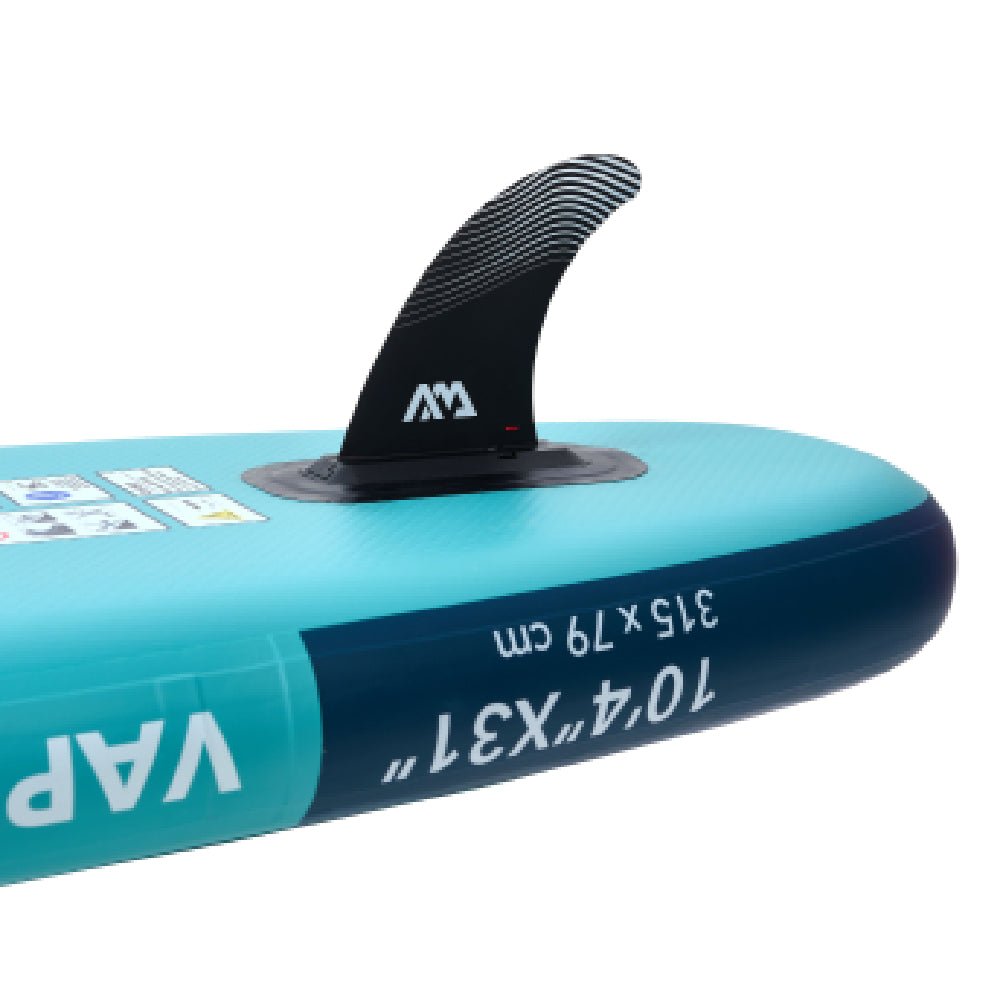 Aqua Marina Vapor All-Around SUP W/ Sand Ripple Grooved EVA Footpad, 10FT [BT-23VAP] (SAK60532)