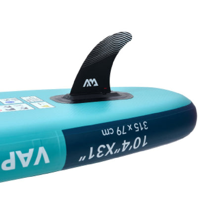 Aqua Marina Vapor All-Around SUP W/ Sand Ripple Grooved EVA Footpad, 10FT [BT-23VAP] (SAK60532)