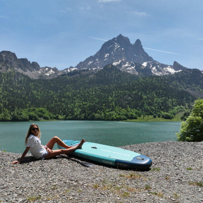 Aqua Marina Vapor All-Around SUP W/ Sand Ripple Grooved EVA Footpad, 10FT [BT-23VAP] (SAK60532)