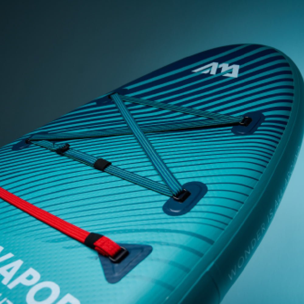 Aqua Marina Vapor All-Around SUP W/ Sand Ripple Grooved EVA Footpad, 10FT [BT-23VAP] (SAK60532)