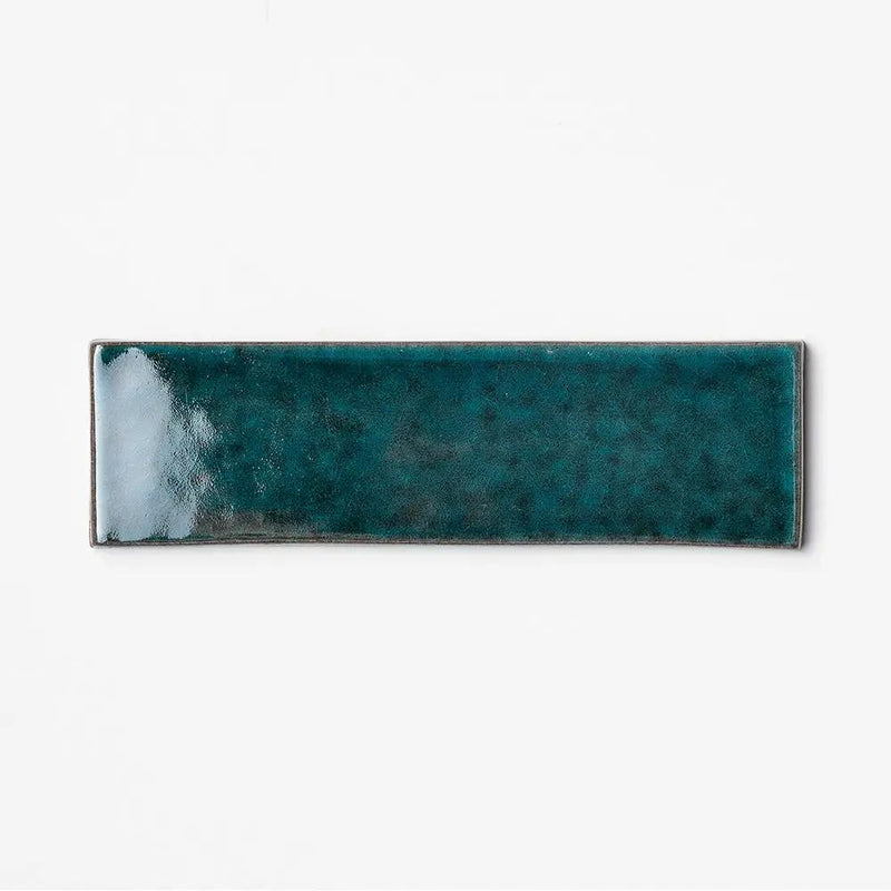 Aquamarine Glossy 2 1/4x7 7/8x3/8