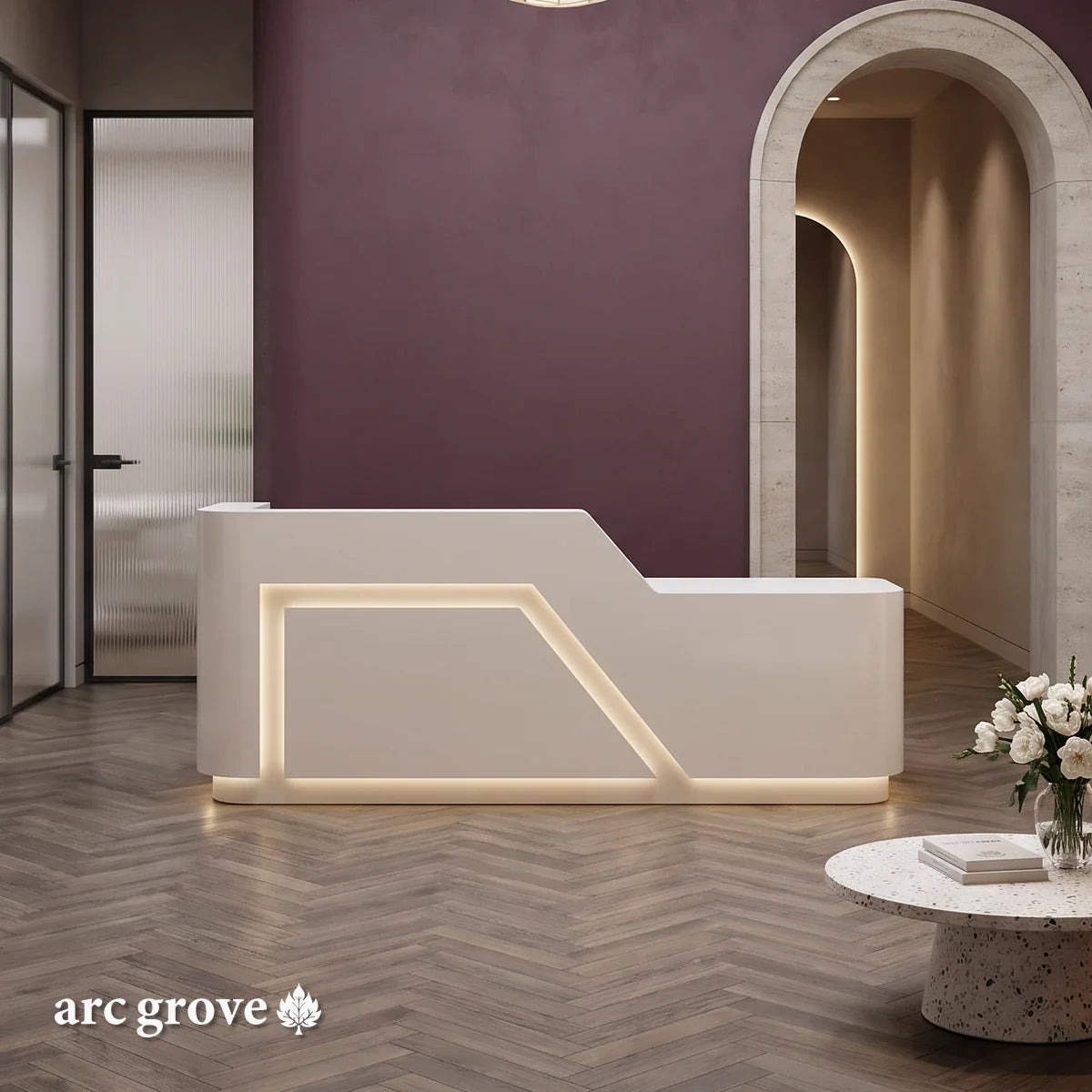 Solenne · Front Reception Desk