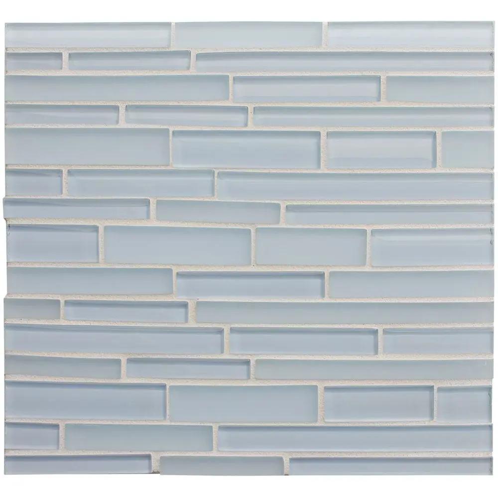 Aria Gloss/matte Interlocking Slides Glass Mosaics 12x12