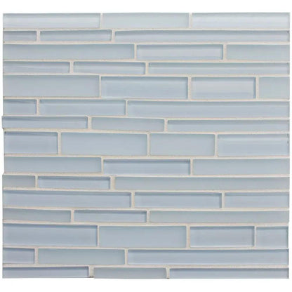 Aria Gloss/matte Interlocking Slides Glass Mosaics 12x12