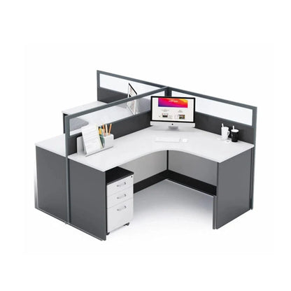 Averon · L-Shaped Cubicle Workstation