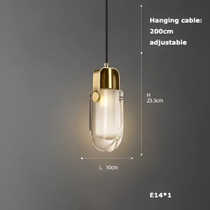 Art deco brass crystal led ceiling chandelier dining room pendant