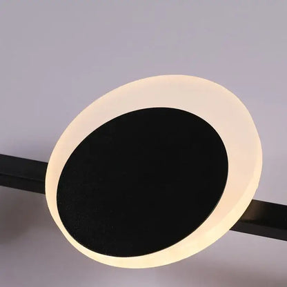 Art deco geometric orange & gold led wall sconce bedroom light