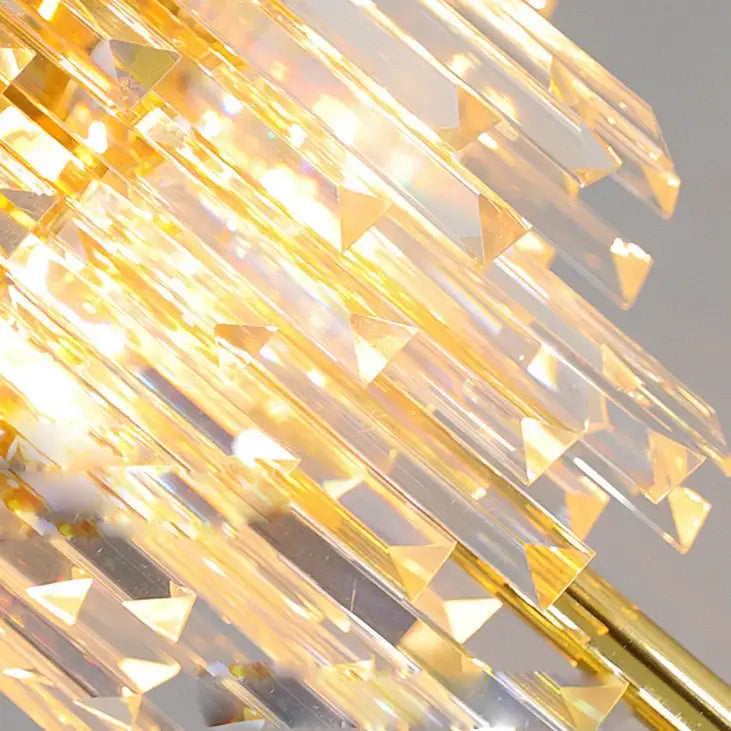 Art deco golden & black crystal marble led floor lamp living room