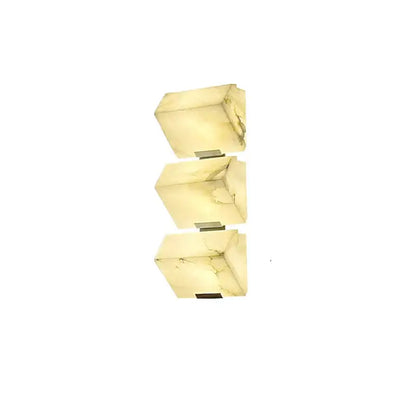 Art deco marble wall sconce living room waterproof cube light