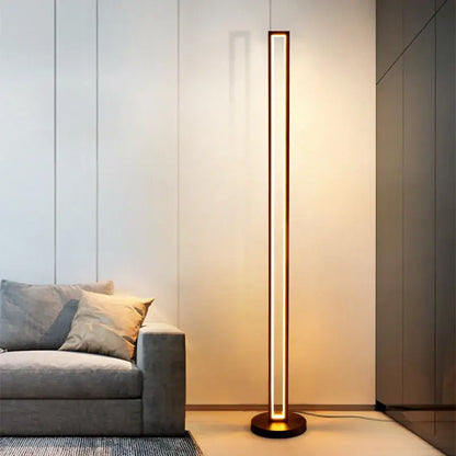 Art deco twisted gold floor lamp living room ambient light
