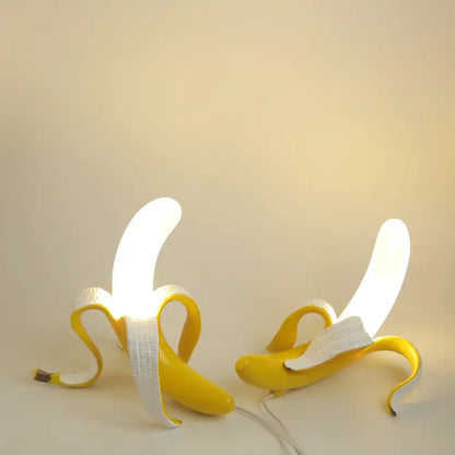 Art deco yellow banana lighting fixture bedroom glass lampshade led