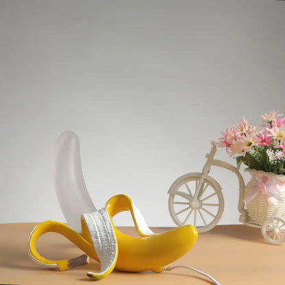 Art deco yellow banana lighting fixture bedroom glass lampshade led