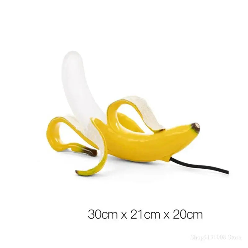 Art deco yellow banana lighting fixture bedroom glass lampshade led