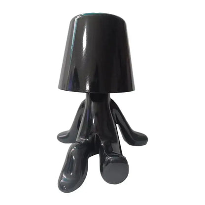 Articulated golden man table lamp for bedroom night light