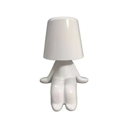 Articulated golden man table lamp for bedroom night light