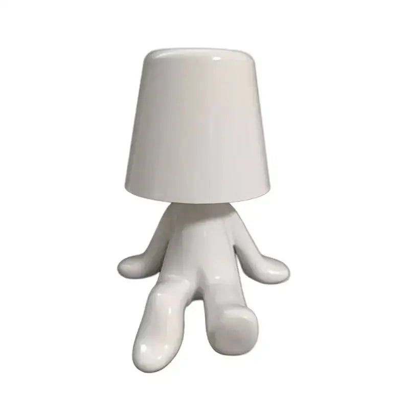 Articulated golden man table lamp for bedroom night light