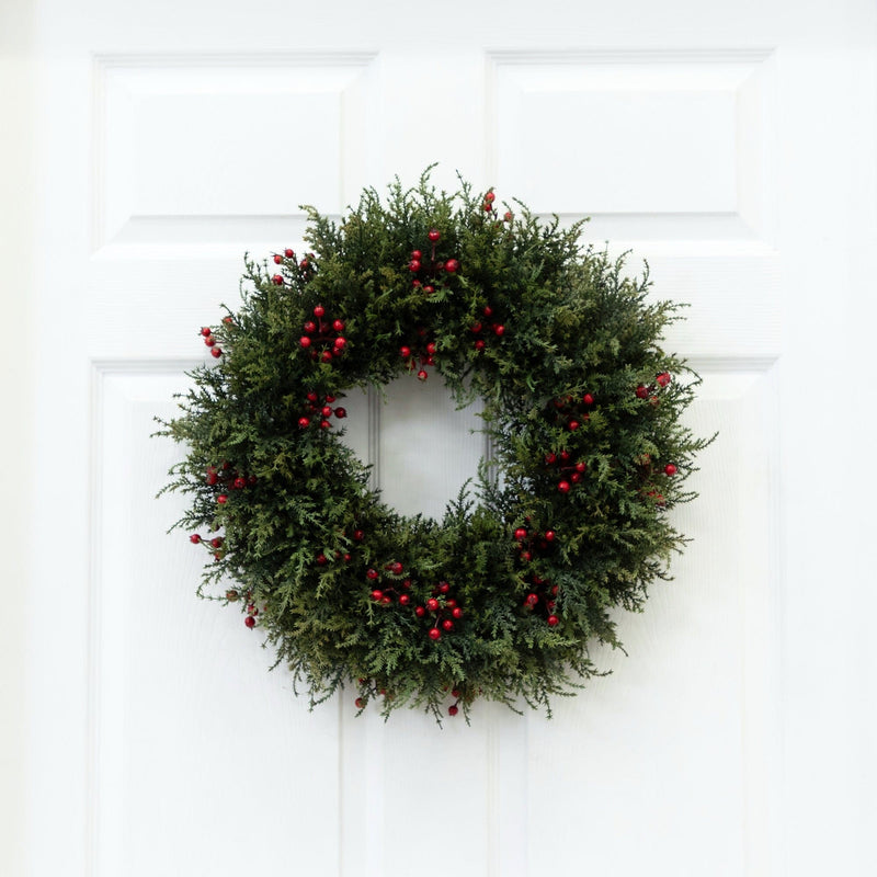 20” Cedar Berry Wreath