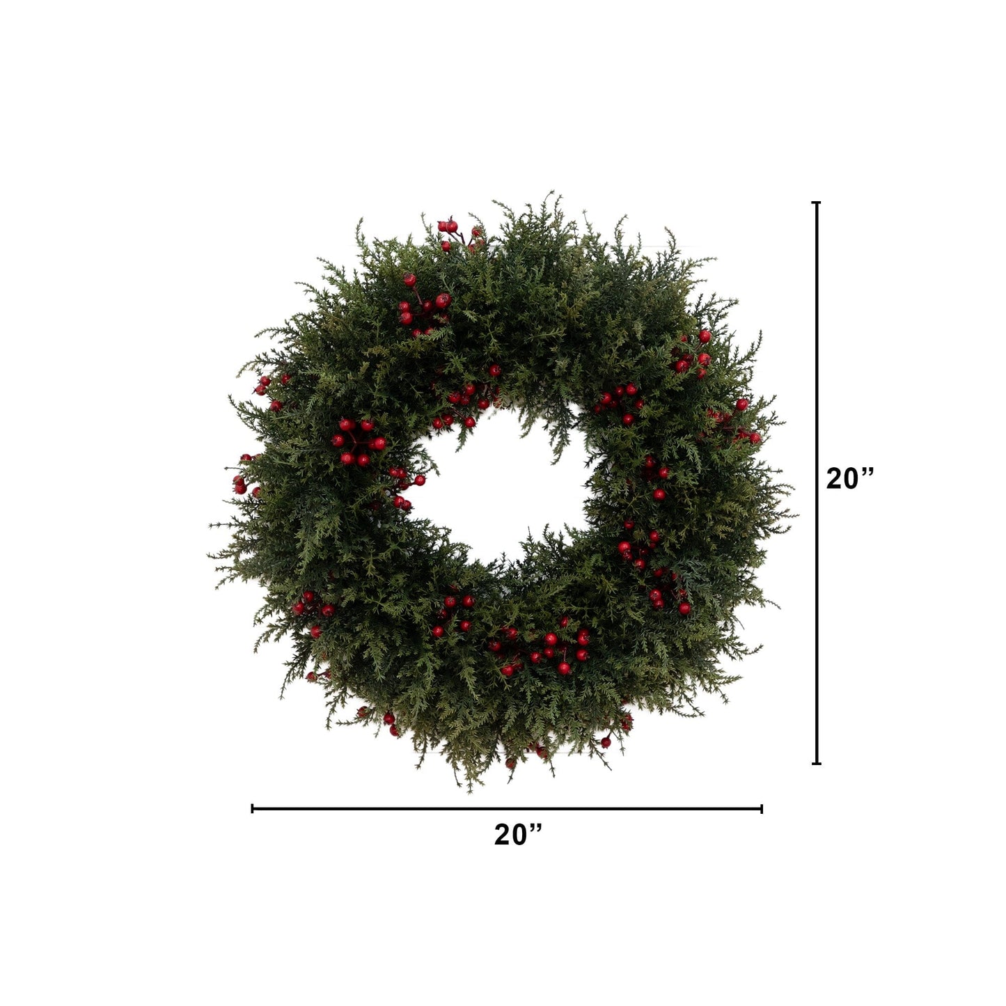 20” Cedar Berry Wreath